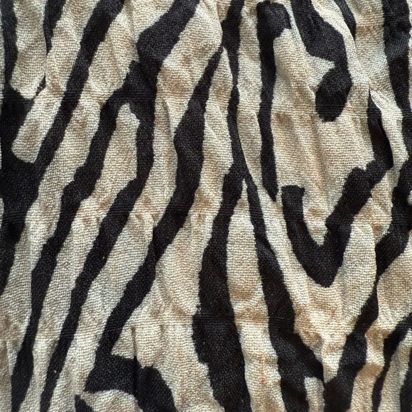 NANUSHKA Capri Zebra Print Wrap Shirt Dress - Picture 7 of 7